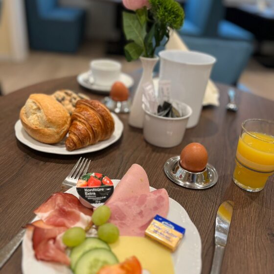 Frühstücksbuffet im Hotel Drei Kronen